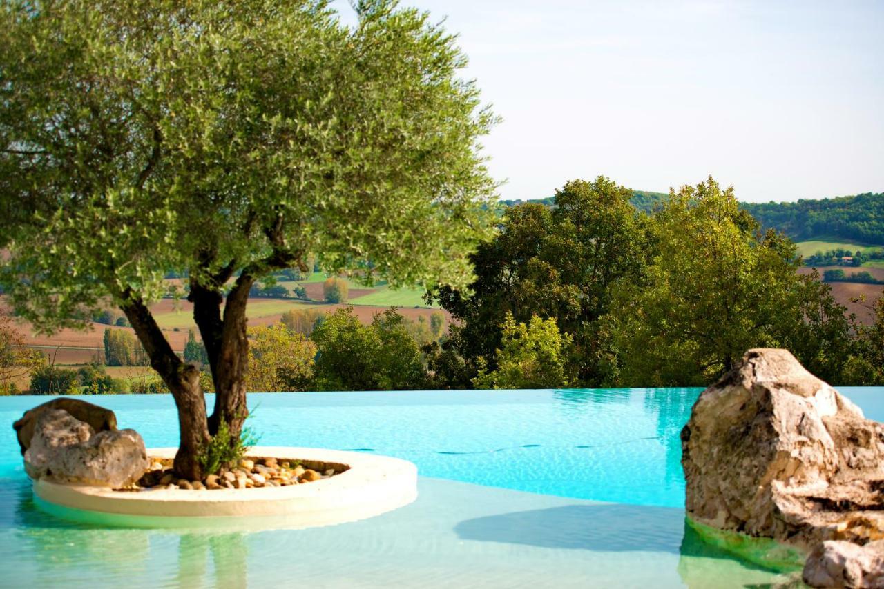 Le Belvedere Hotel Et Bien Etre Lauzerte Exterior foto